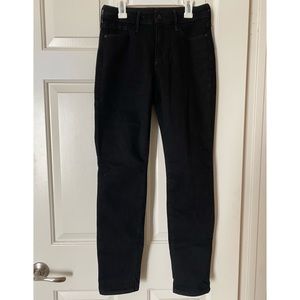 Old Navy Power Slim Straight High Rise Black Jeans